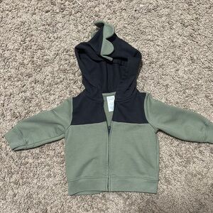 Carter's Green and Black Dino Hoodie